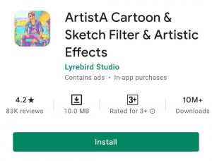 ArtistA Cartoon & Sketch Filter