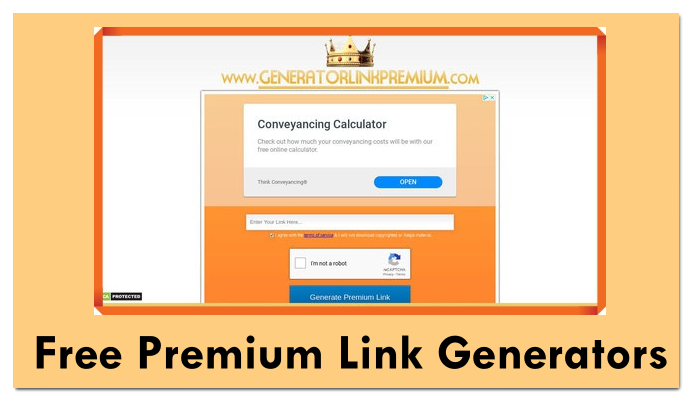 Free Premium Link Generators