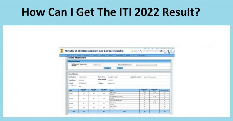 How Can I Get The ITI 2022 Result?