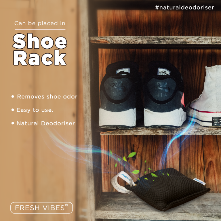 Shoe storage without dirty smell