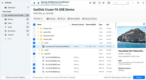 Save Recovered Files