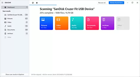 Select Files to Recover