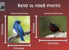 How big is 8x10 picture and how to measure?