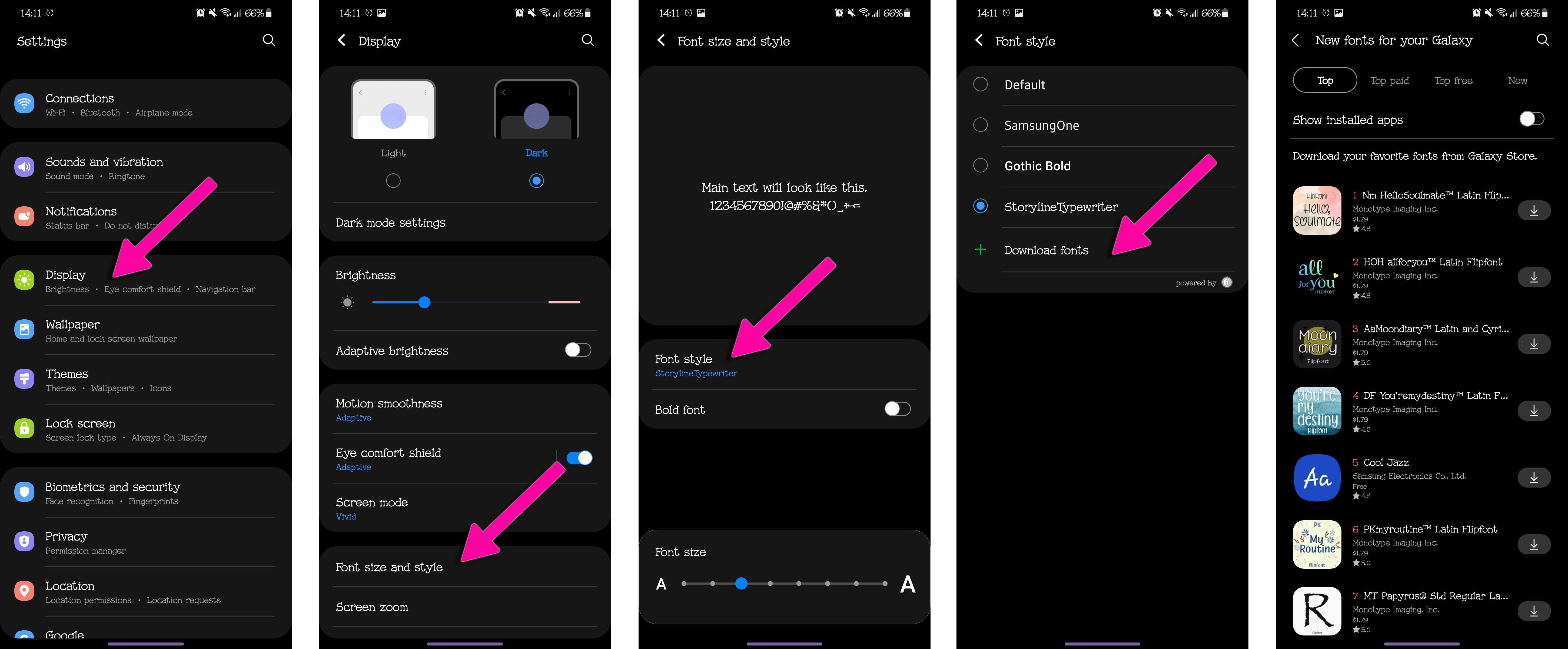 Challenges of Font Customization on Android