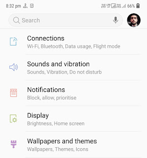 Open Settings and select Display