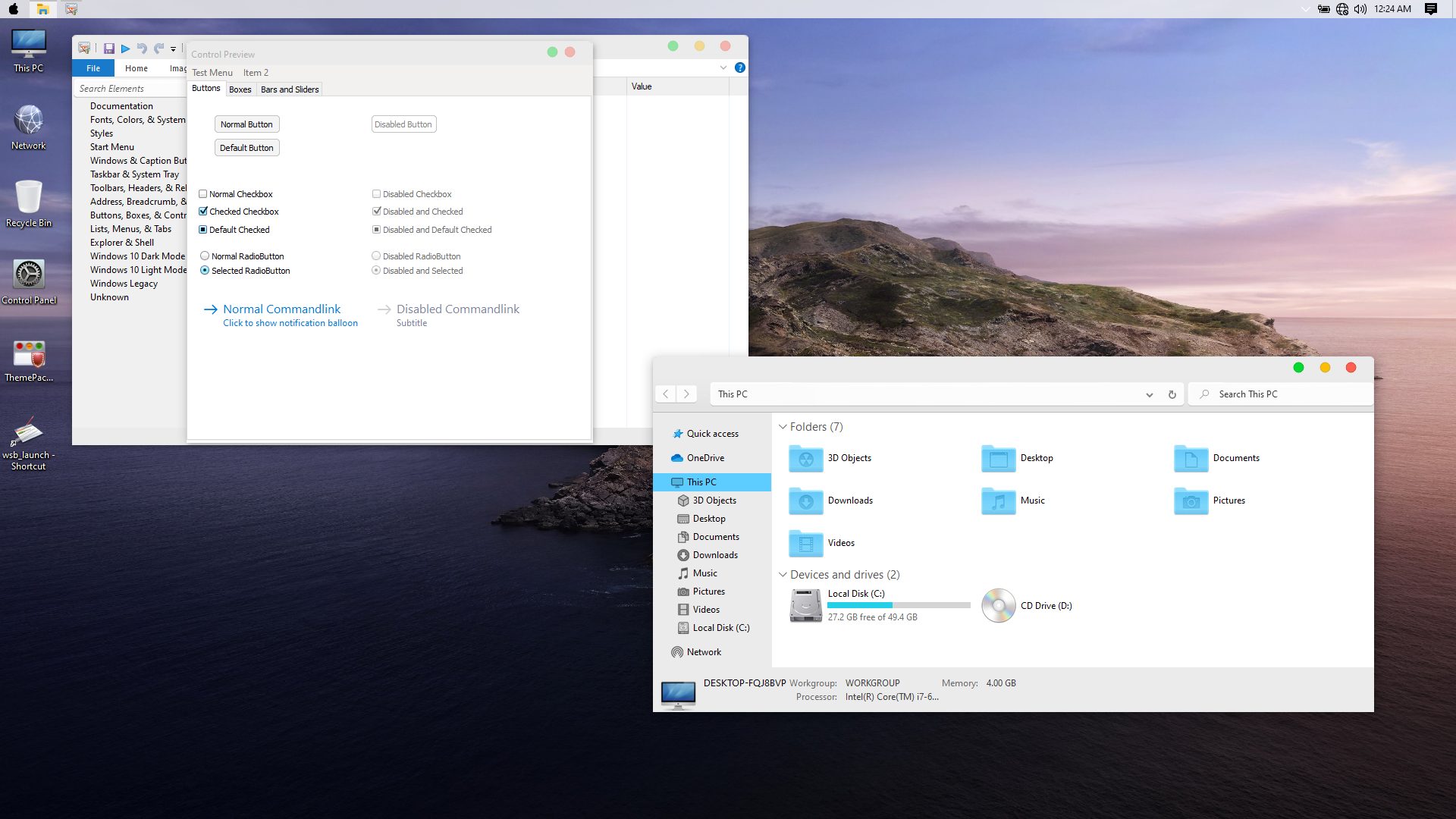 Troubleshooting Mac Themes for Windows