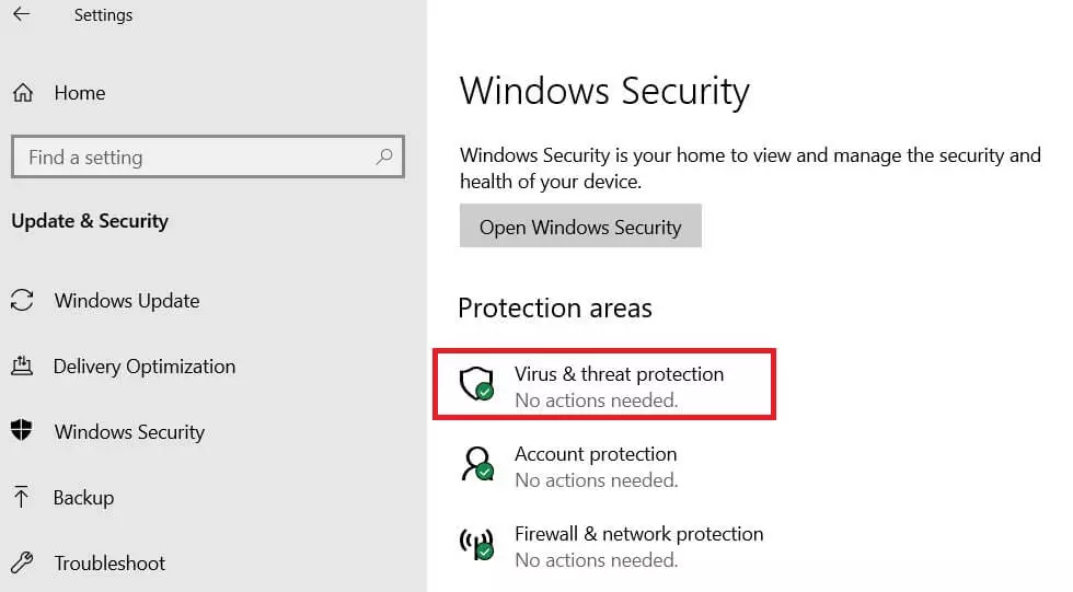 Turn Off Windows Defender Antivirus