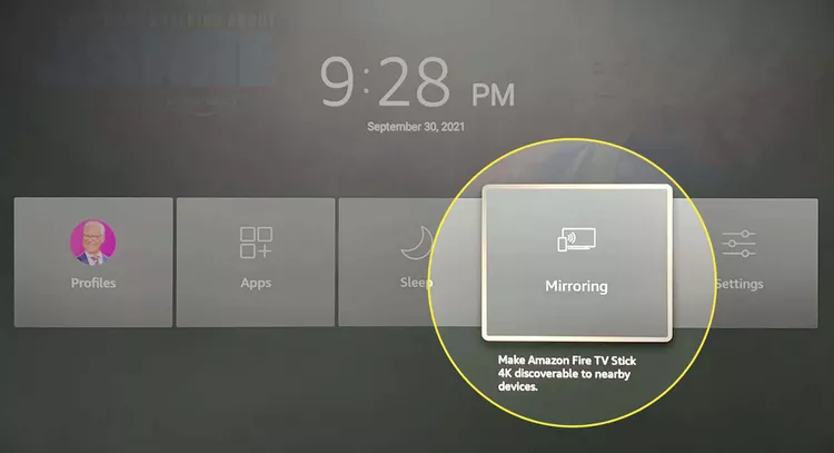 Enable Screen Mirroring in your own Android.