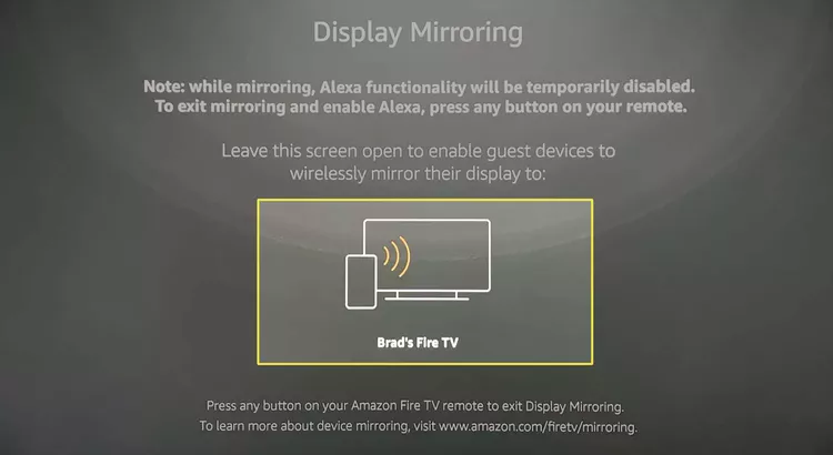 Join the Firestick Device.