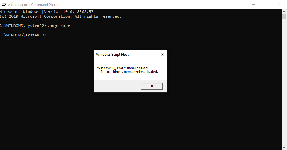 Activating Windows 10 With Slmgr. vbs