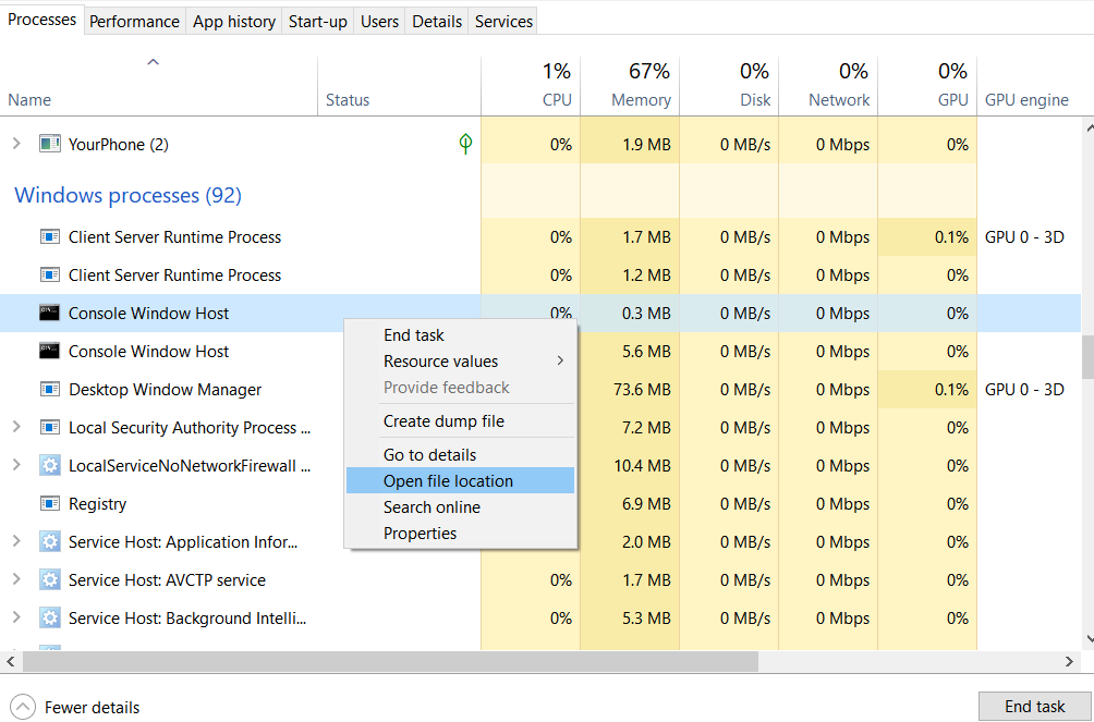 Can I Get Rid of the Console Window Host?