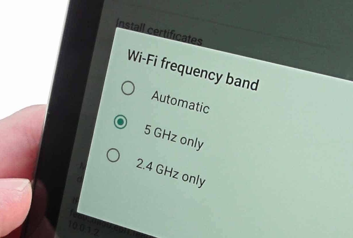 Connect Your Smartphone To 5GHz Band Wi-Fi