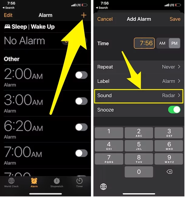 How to Edit an Alarm