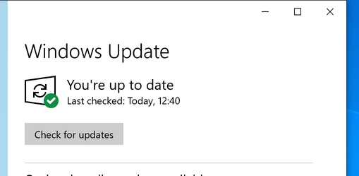 Keep Windows Up to Date