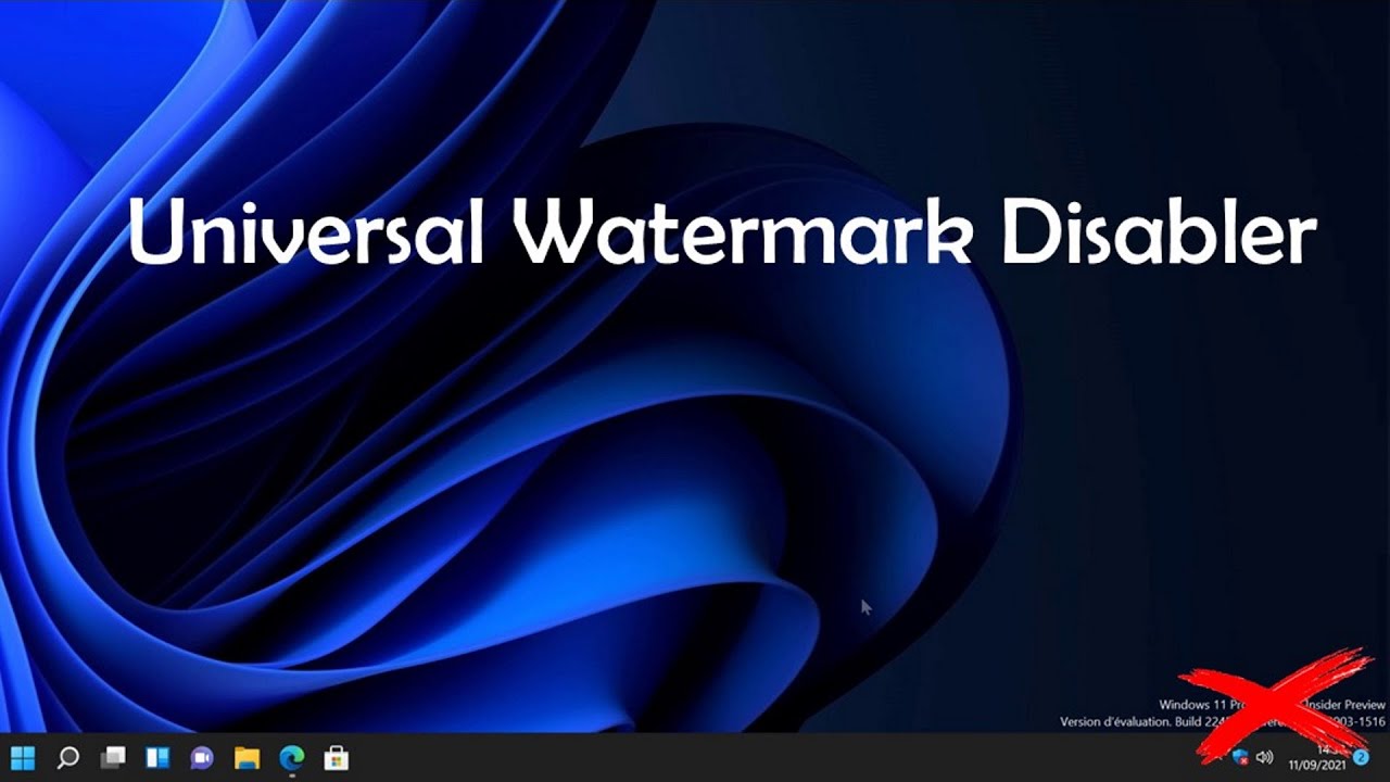 Remove the Activate Windows Watermark With the Universal Watermark Disabler