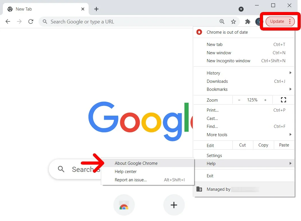Update Chrome to the Latest Version