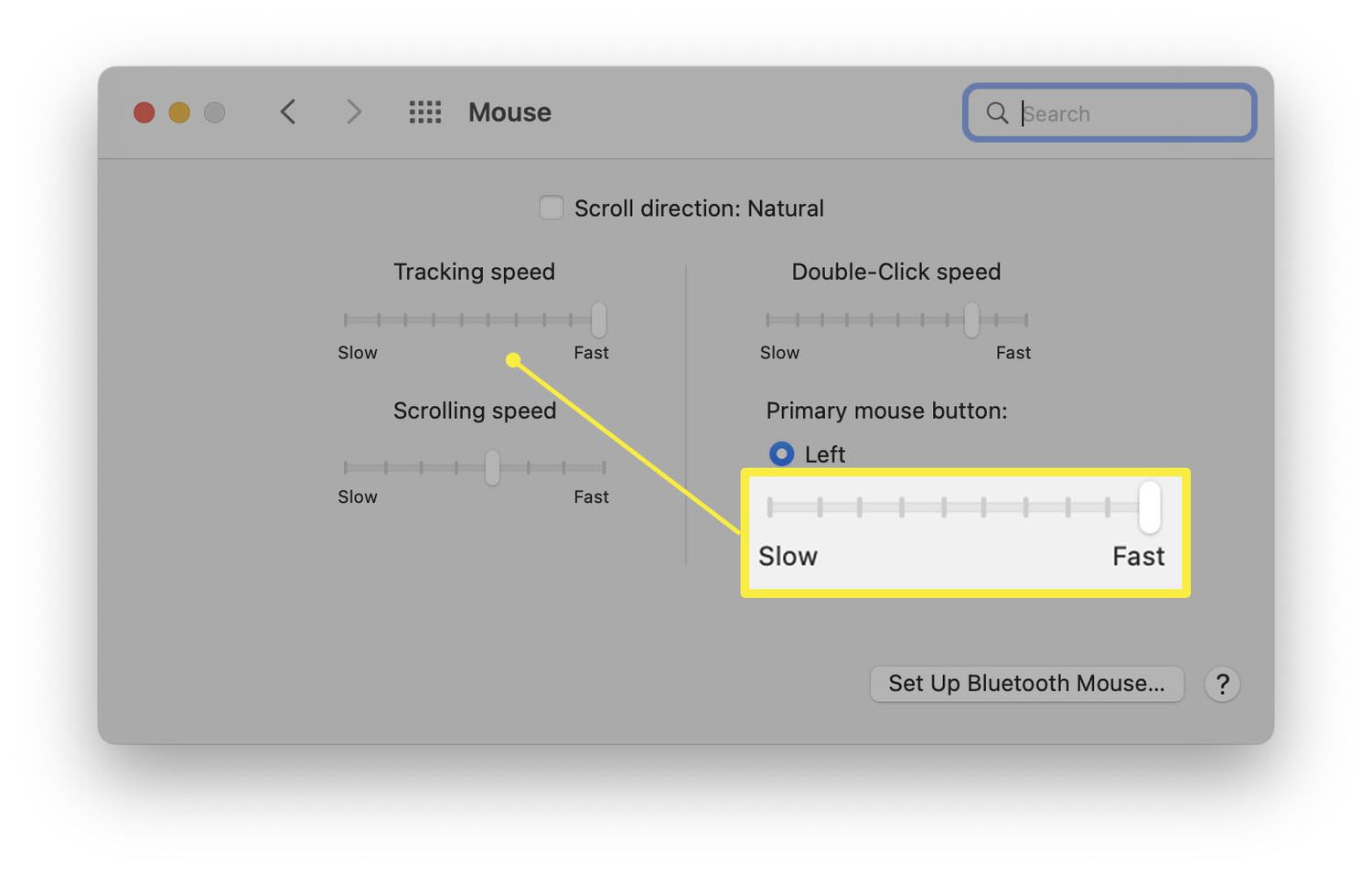 How to turn off mouse acceleration on a Mac step-by-step