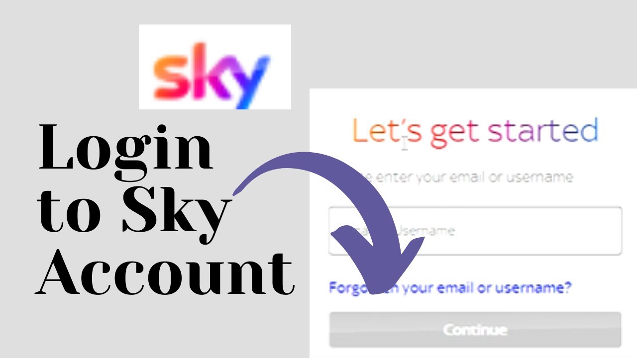 A sign-in screen should appear, asking you to enter your Sky account details.
