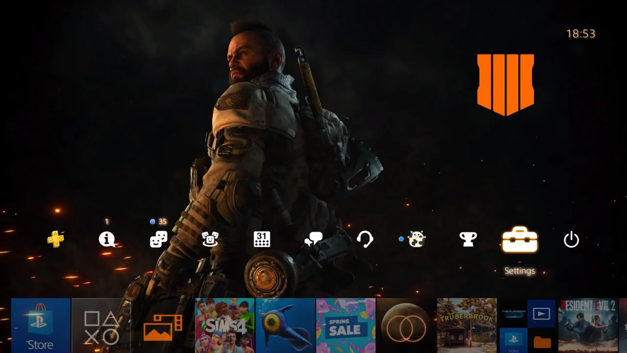 Browse and select the PS4 theme you want to use. Pick one that matches a favorite game!