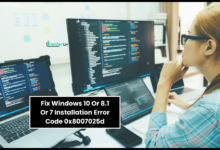 Fix Windows 10 Or 8.1 Or 7 Installation Error Code 0x8007025d