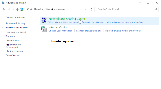Go to Control Panel > Network and Internet > Network Connections.