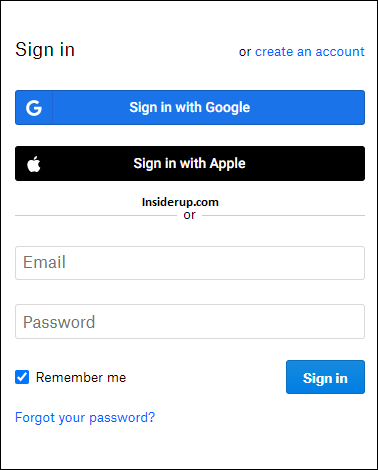 Log in to your account on dropbox.com.