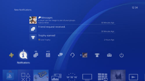 Once the theme downloads, return to your PS4 home screen.