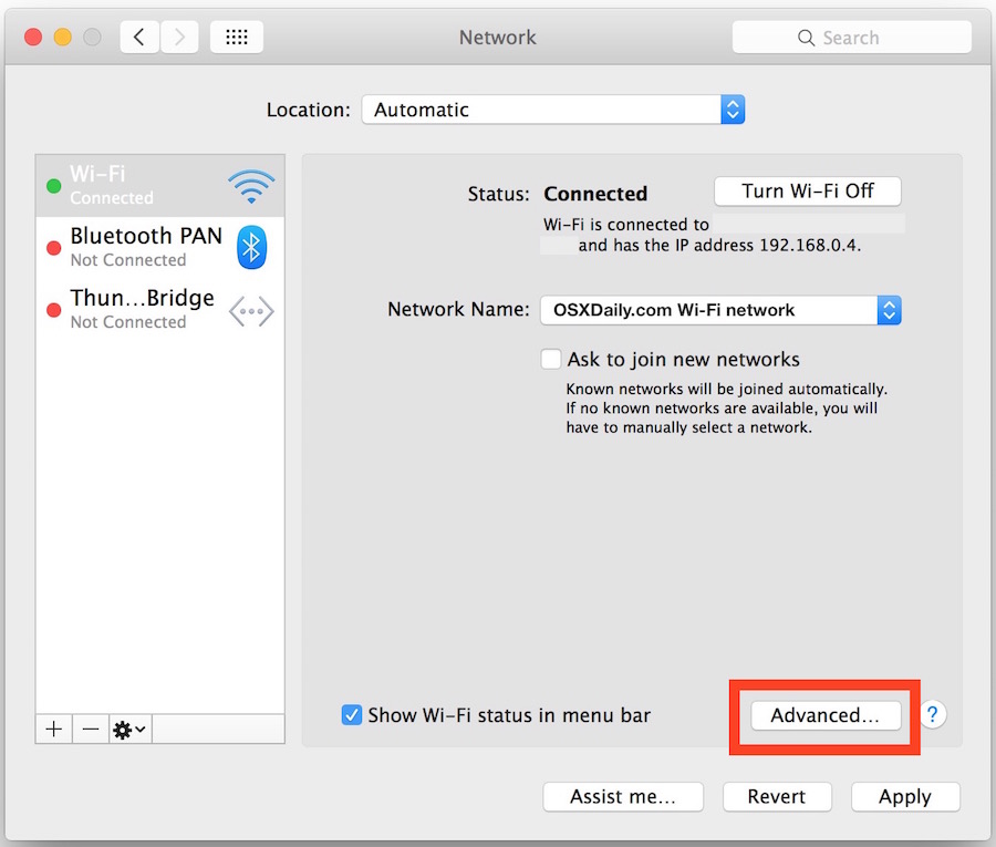 Switch DNS Servers