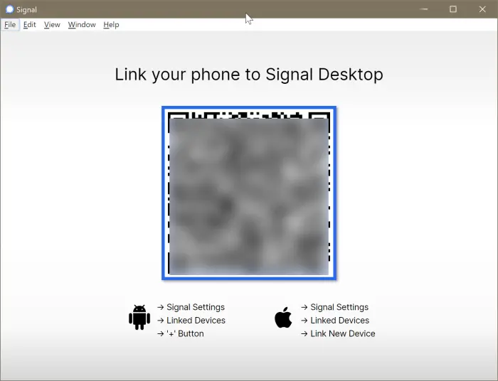 The Signal installation wizard will launch. Click "Agree" to accept the license agreement
