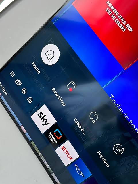 Open the Sky Go app on your TV's main menu or 'Apps' section.