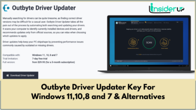 Outbyte Driver Updater Key For Windows 11,10,8 and 7 & Alternatives