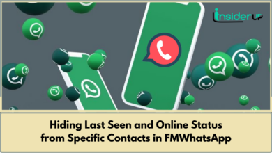 Hiding Last Seen and Online Status from Specific Contacts in FMWhatsApp