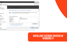 Installing Fastboot Drivers in Windows 11