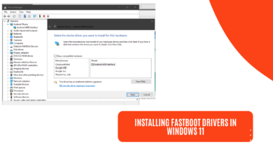 Installing Fastboot Drivers in Windows 11