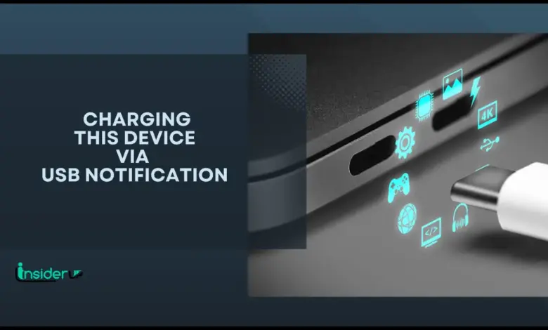 Charging This Device via USB notification
