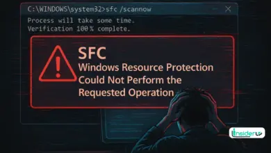 SFC Windows Resource Protection Could Not Perform the Requested Operation